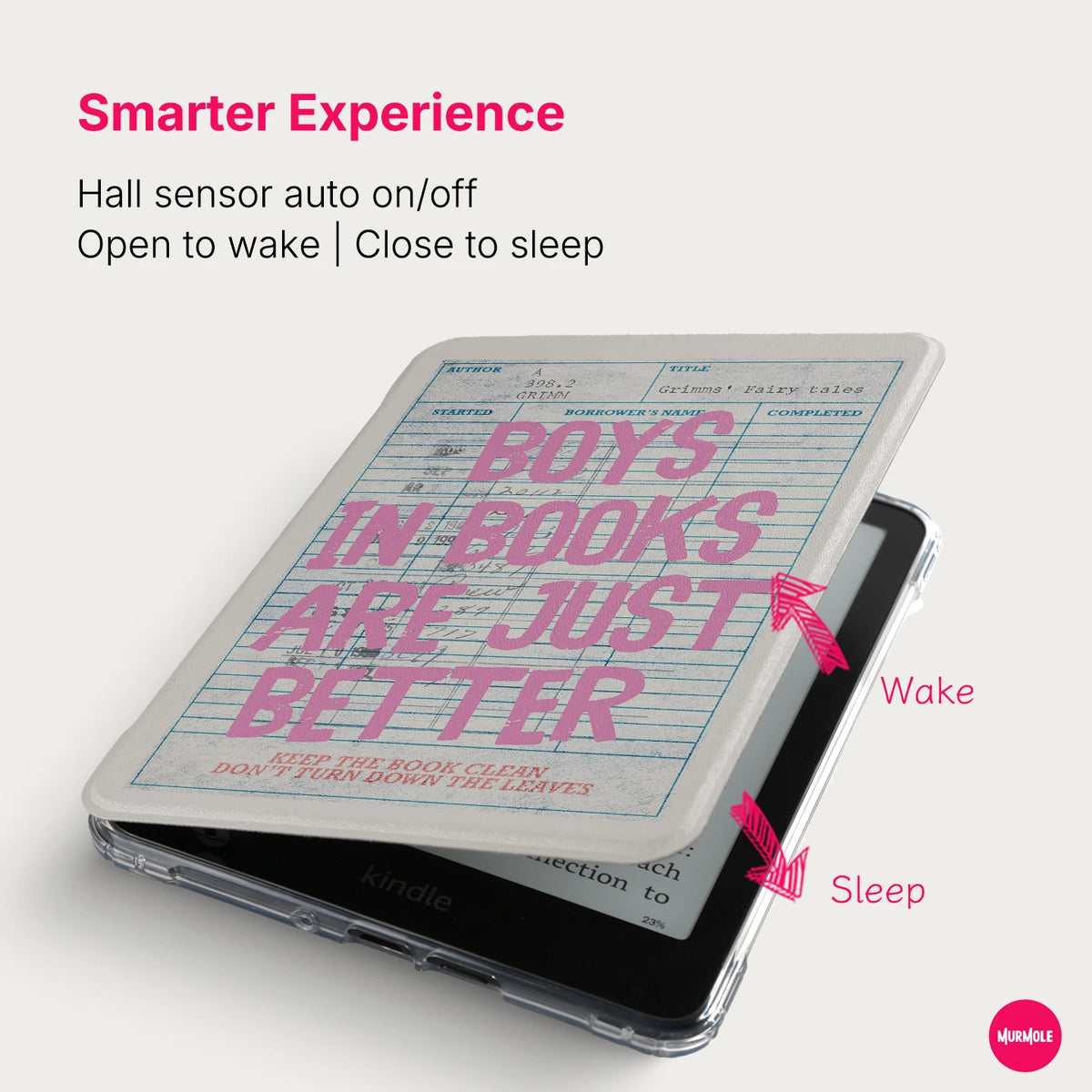 Library Card Magnetic Case for Kindle - Electronics & Accessories from Linloft.