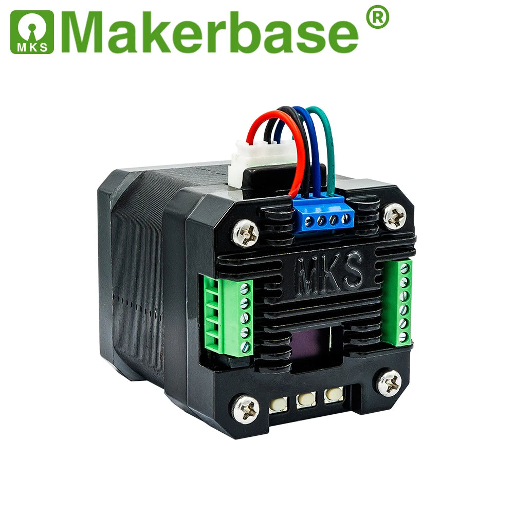 Makerbase MKS SERVO42D NEMA17 Closed Loop Stepper Motor Driver CNC 3D Printer for Gen_L FOC Quiet and Efficient