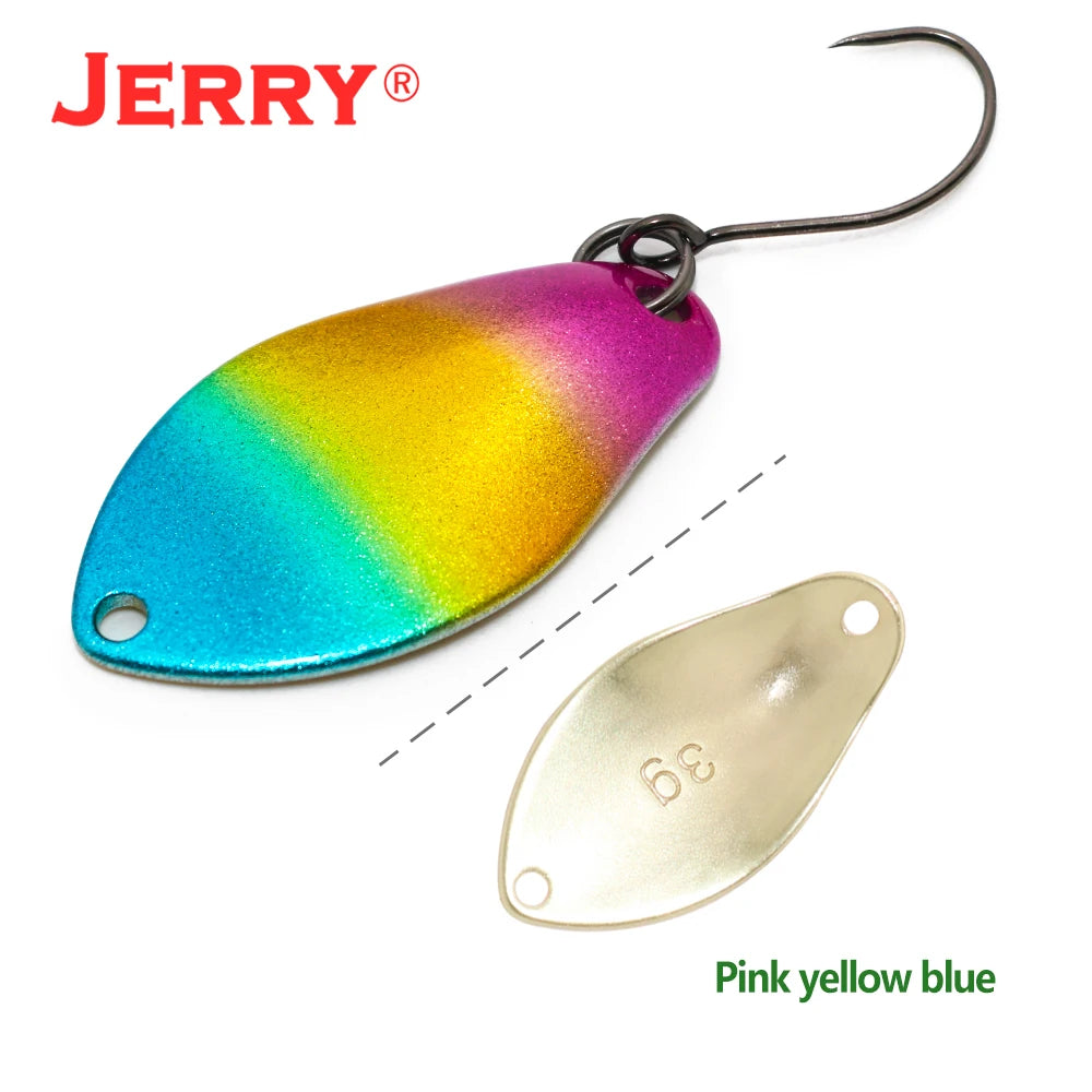 Jerry Cassiopeia Trout Spoon Fishing Lure Saltwater Artificial Bait With Sharp Hooks 2g 3g Bass Spoon Pecsa Tackle - Fishing Hooks from Linloft.