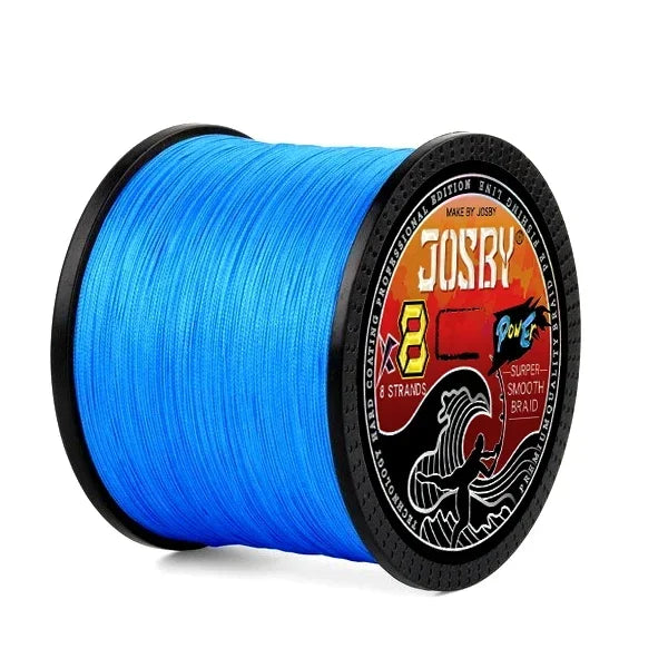 JOSBY X8 Braided Fishing Line 1000M 500M 300M 100M Multifilament Japan Smooth PE Wire Carp Fishing Accessorie Saltwater Pesca - Fishing Tackle from Linloft.