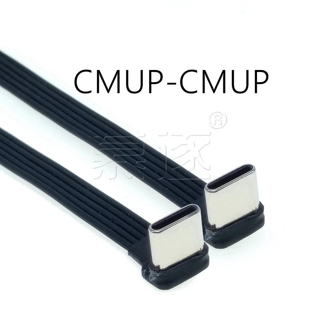 20CM 30CM 10CM 5CM USB 2.0 Type-C Flat Cable Extension FPC Cable USB 2.0 USB-C 90° Up/Down Angled Plug 5CM-1M - Electronics & Accessories from Linloft.