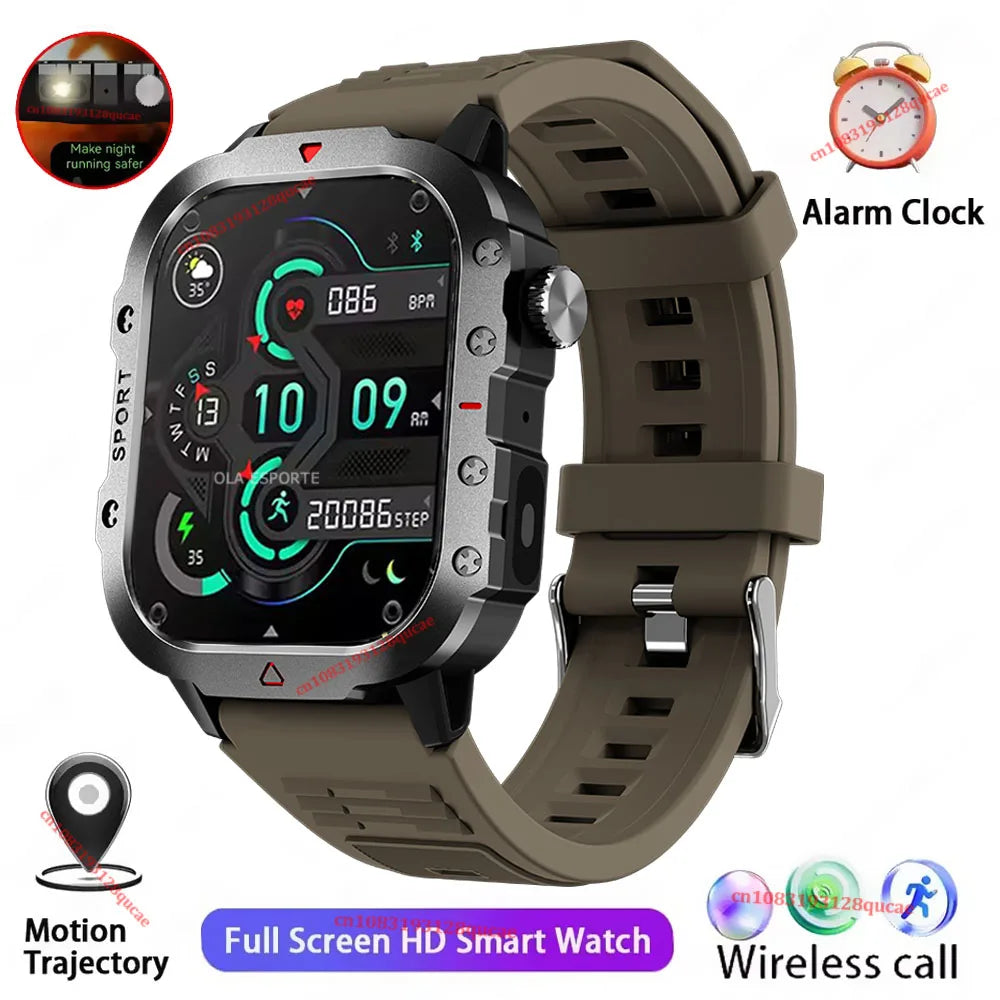 Rugged Smartwatch with Calls and GPS - Electronics & Accessories from Linloft.