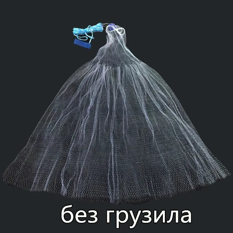 Redfish-1.2-3.6m Fishing Net without Sinker, Outdoor Sport, Hand Throw Network, Small Mesh, USA Style, Gillnet Tool