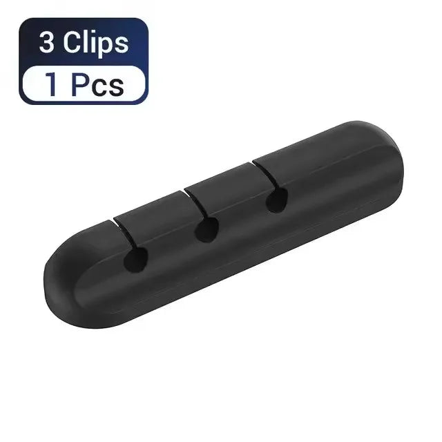 Silicone Cable Holder Clips - Electronics & Accessories from Linloft.