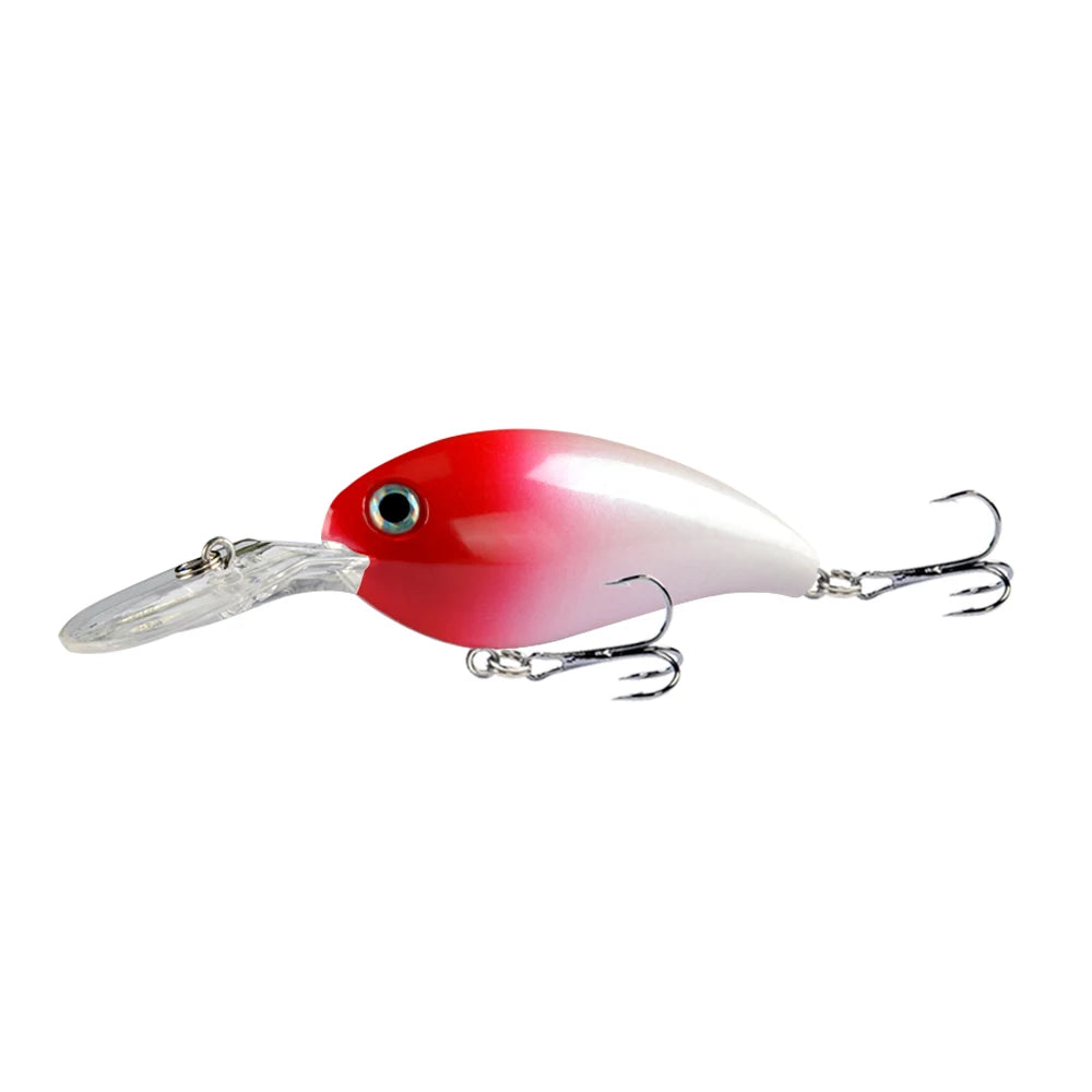 1pcs Crank Fishing Lure Artificial Hard Baits 10cm/15g Crankbait Jerkbait Wobbler Fishing Tackle Good Treble Hooks Tackle - Fishing Hooks from Linloft.
