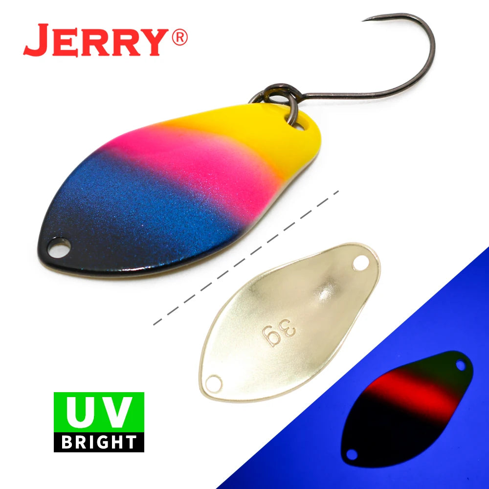 Jerry Cassiopeia Trout Spoon Fishing Lure Saltwater Artificial Bait With Sharp Hooks 2g 3g Bass Spoon Pecsa Tackle - Fishing Hooks from Linloft.