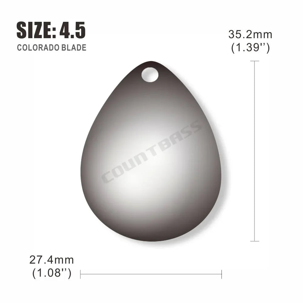 Colorado Spinner Blades, 50-Pack - Fishing Tackle from Linloft.