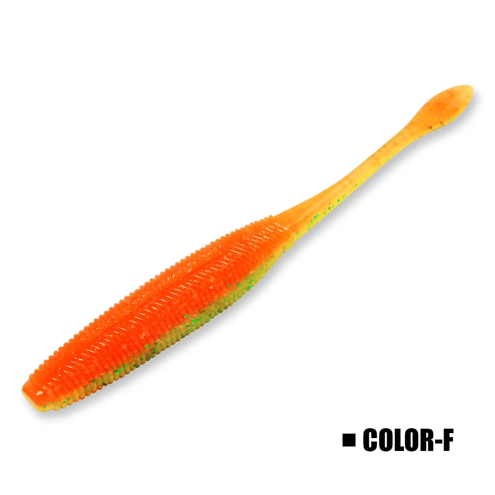 Salted Stick Worm Soft Lures, 10-Pack - Fishing Tackle from Linloft.