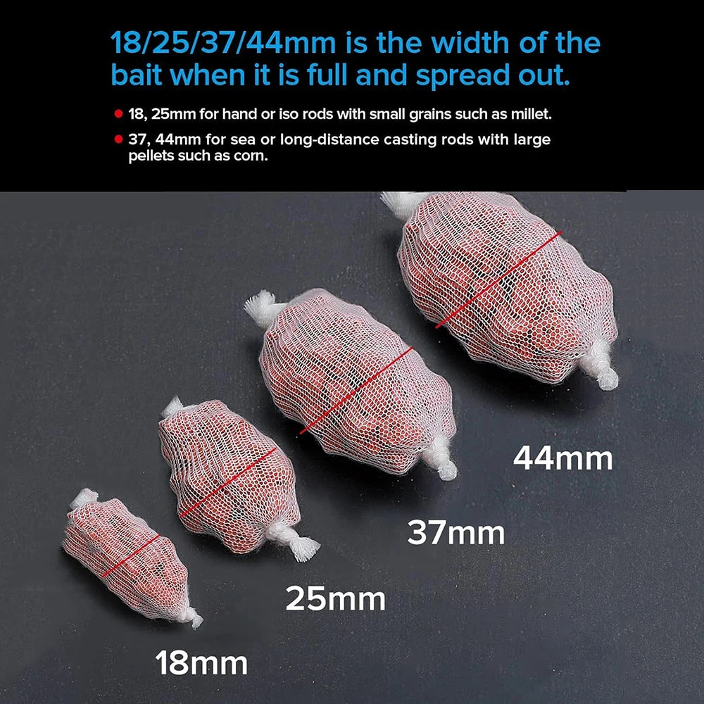 5 Meter PVA Mesh Bait Bags Carp Fishing Mesh Refill Stocking for Boilie Rig Bait Net Universal Refill Stocking Bait Bags