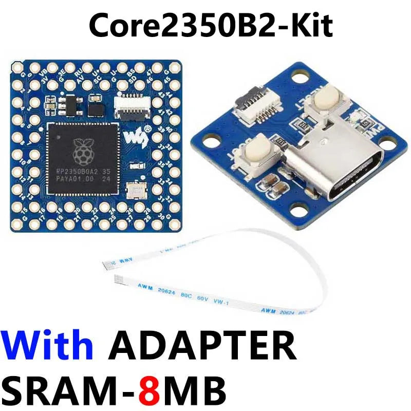 Raspberry Pi Pico 2 RP2350 Core2350B Core Board PSRAM Waveshare Core2350B