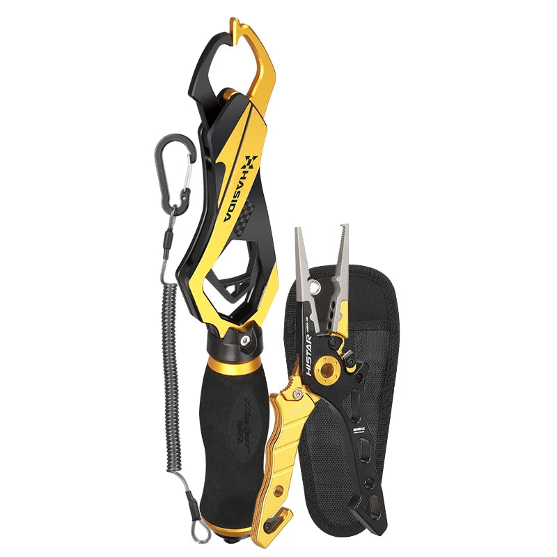 HASIDA Fishing Pliers And Grip Anti Corrosion Aeronautical Aluminum Stainless Steel Multifunctional Tool Accessories - Fishing Tackle from Linloft.