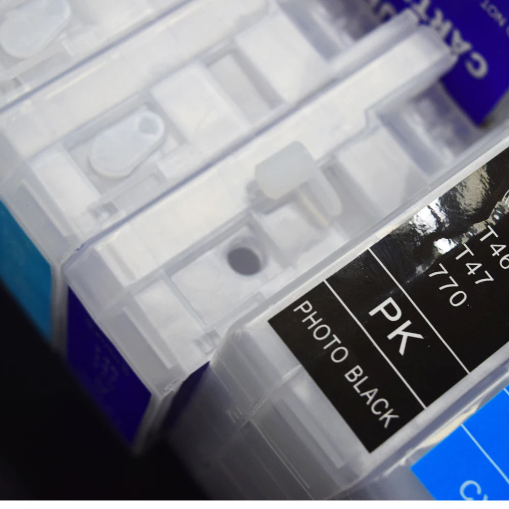 T46S T47A Refillable Ink Cartridge Without Chip For Epson SureColor SC-P700 SC-P900 P700 P900 Printer