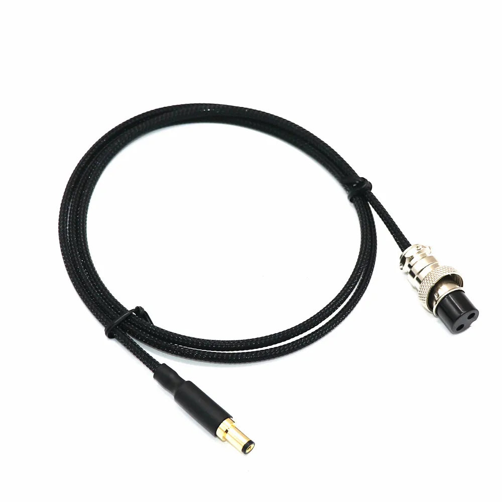 Silver-Plated GX16 to DC Power Cable - Electronics & Accessories from Linloft.