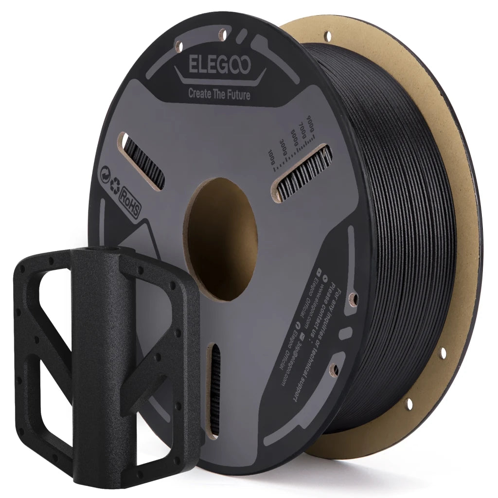 ELEGOO PETG-GF Glass Fiber Filament 1.75mm Gray 1KG,High Stiffness,Electrical Insulation,Fits for Most FDM 3D Printers - 3D Printing Accessories from Linloft.