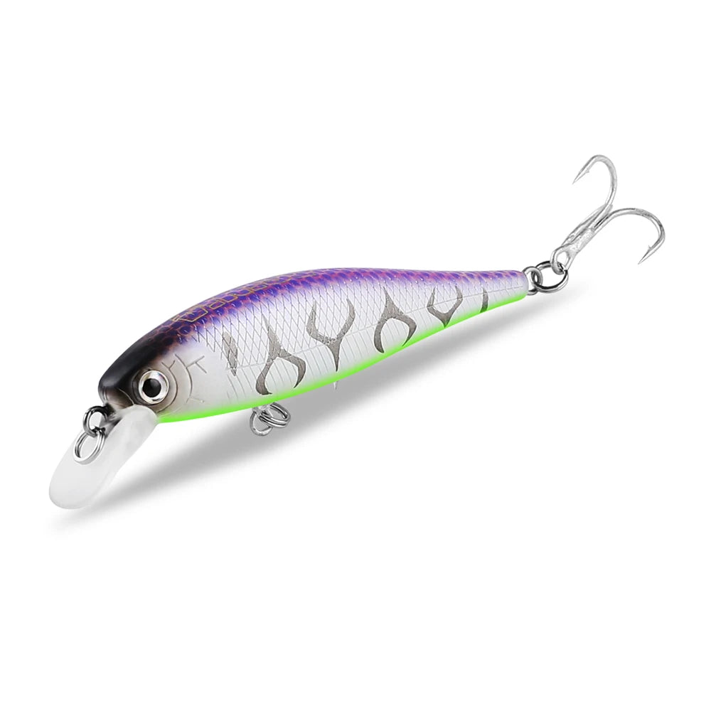 ASINIA-JACK Minnow Fishing Lures, 65mm, 6g Floating Swimming, High Quality Hard Baits, Noise System, Wobblers for Bass and Pike - Fishing Tackle from Linloft.