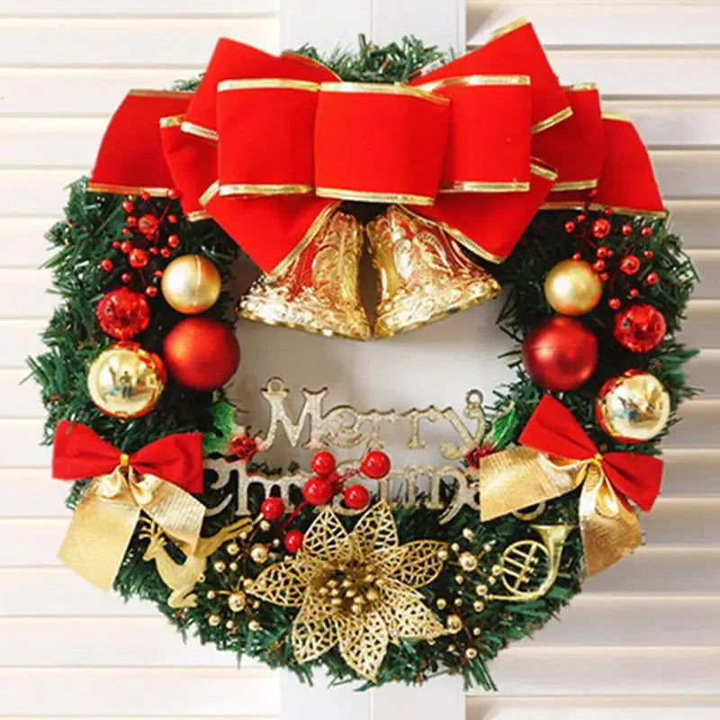 Handmade Christmas Door Wreath - Seasonal & Holiday from Linloft.