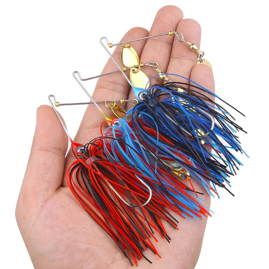 Weedless Chatterbait Lure Set, 3 Pcs - Fishing Tackle from Linloft.