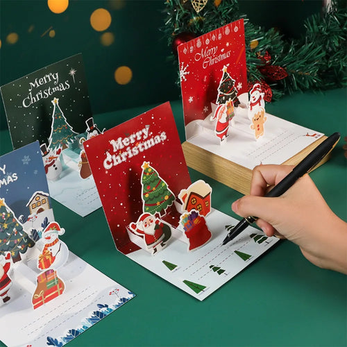 3D Pop-Up Christmas Greeting Card - Seasonal & Holiday from Linloft.