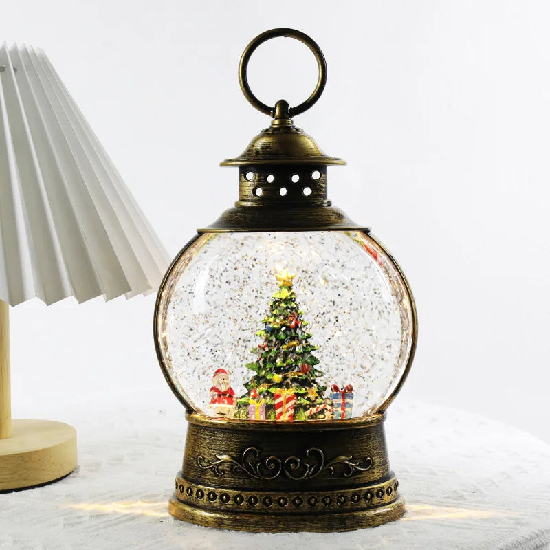 Musical Snow Globe Christmas Ornament - Seasonal & Holiday from Linloft.