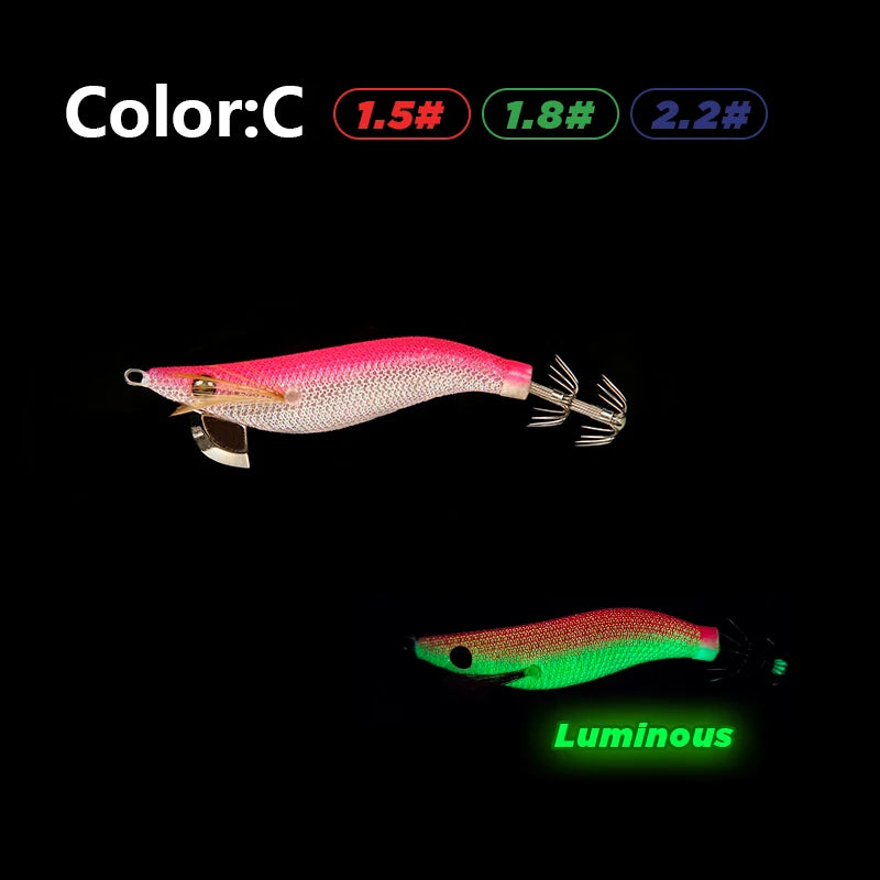 Luminous Mini Squid Jig - Fishing Tackle from Linloft.