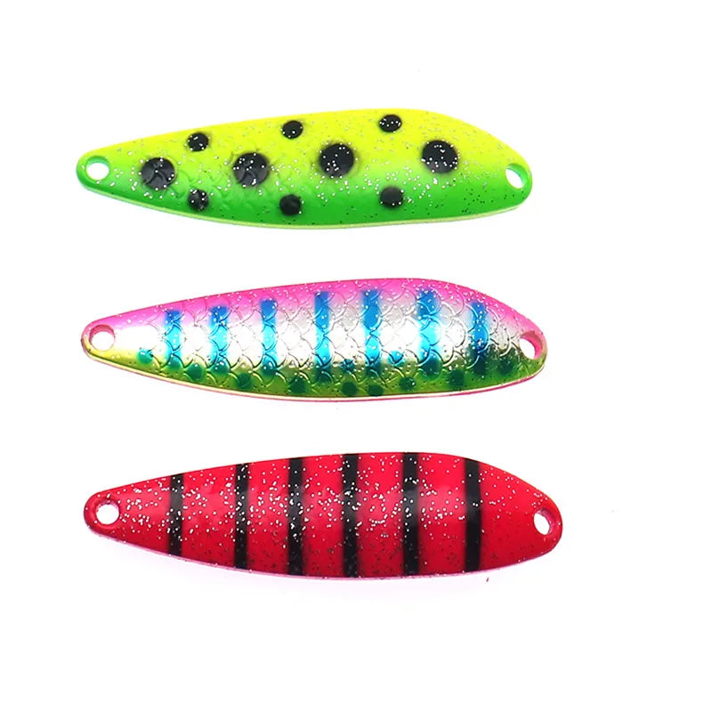 HISTOLURE Fishing Spoons Lure10g13g  Metal Spoon Sequin Hard Bait Fishing Lures For Striped Bass