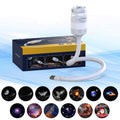 4K Galaxy Star Projector Night Light 2-in-1 USB RBG LED Night Light with 13 Projector Films 360° Adustable Brightness Control
