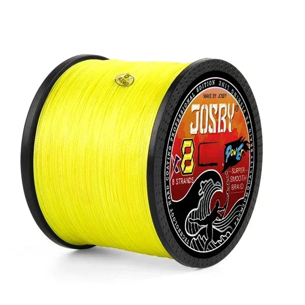 JOSBY X8 Braided Fishing Line 1000M 500M 300M 100M Multifilament Japan Smooth PE Wire Carp Fishing Accessorie Saltwater Pesca - Fishing Tackle from Linloft.