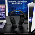 ATTACK SHARK L80PRO Wireless Gaming Headset Lightseed Tech- Built-in&Detachable Dual Microphone-Lightweight Headphone-Tri-Mode