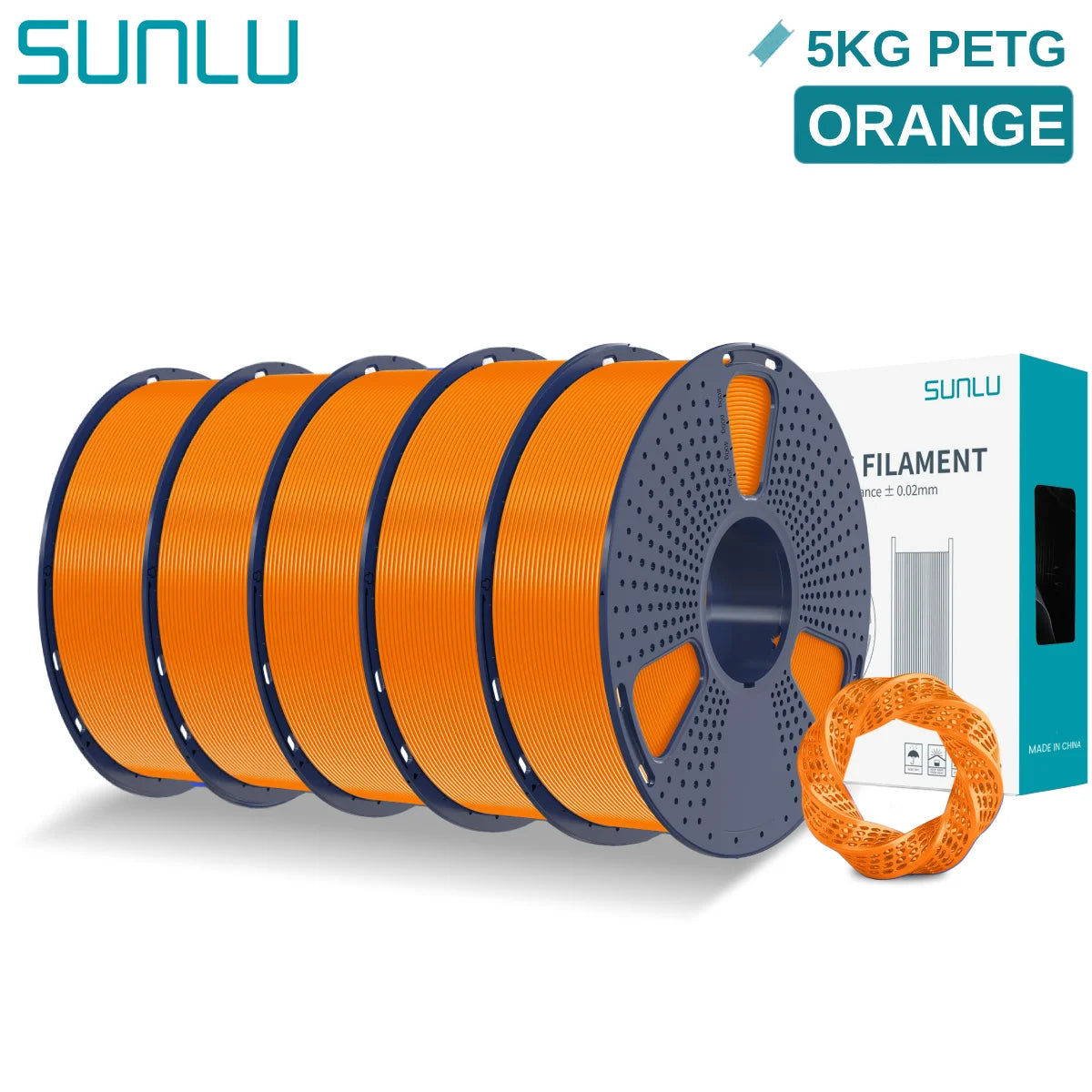 PETG 3D Printer Filament, 1.75mm 5kg - 3D Printing Accessories from Linloft.