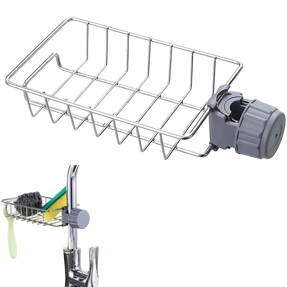 Kitchen Sink Sponge Drain Rack
