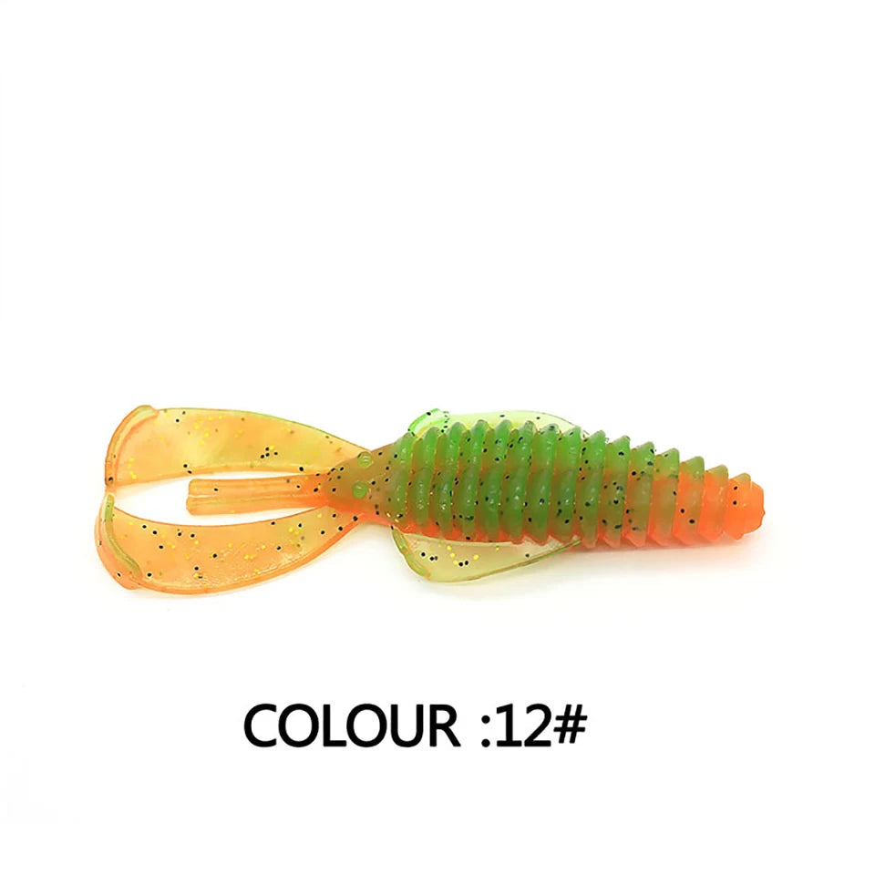 Bionic Fan-Tail Soft Lure Set - Fishing Tackle from Linloft.