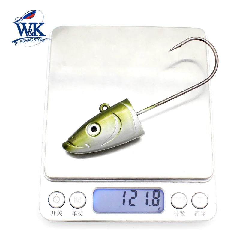 Soft Bait KIT with 120g JIG 14.5cm Paddle Tail for Rock Fish Cod Pollock Trolling Fishing Lures 7.3inch 150g Boat Fishing Vinyl