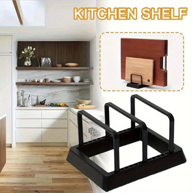 3-in-1 Kitchen Pot Lid Drying Rack