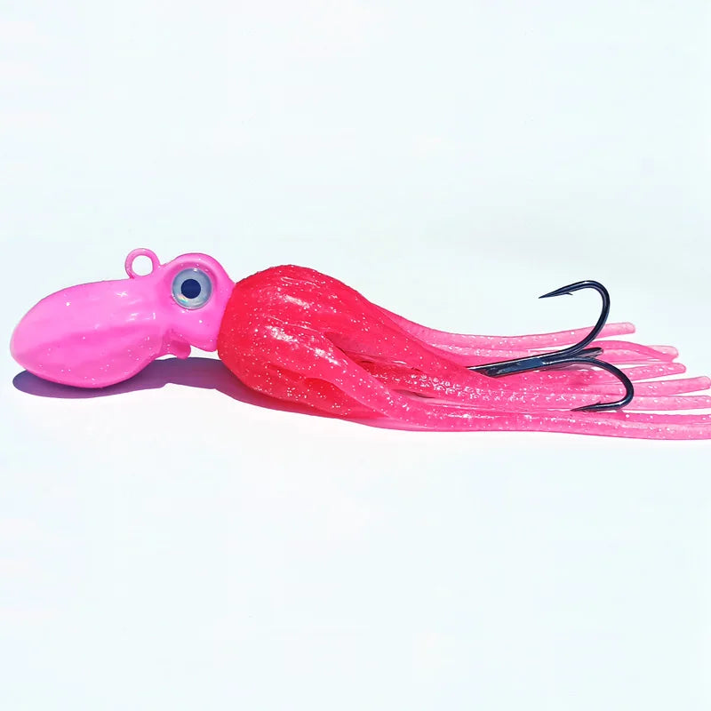 Glow Octopus Skirt Trolling Lure - Fishing Hooks from Linloft.