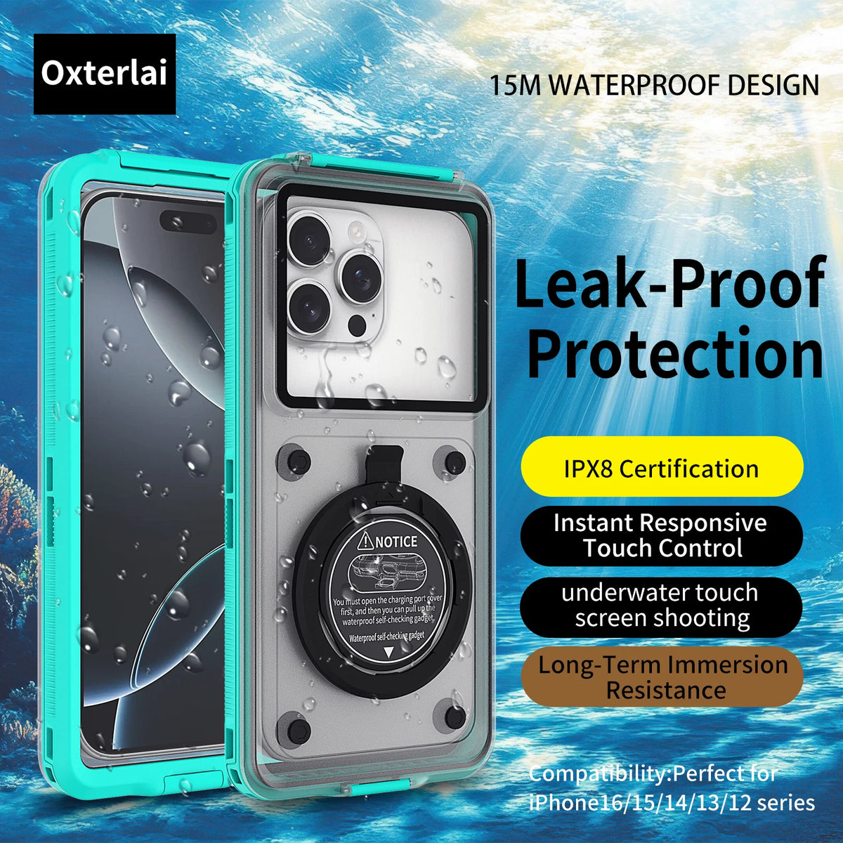 Universal Waterproof Phone Pouch, 6.9 Inch - Electronics & Accessories from Linloft.