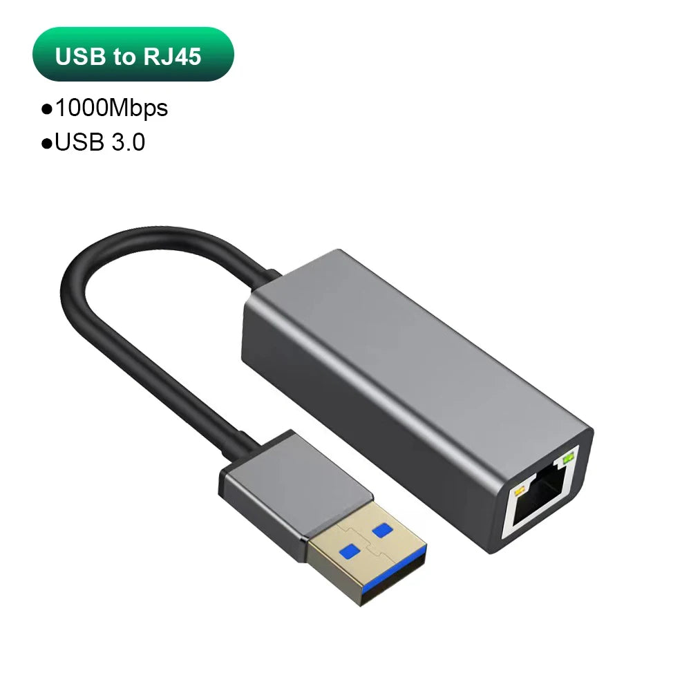 USB-C Gigabit Ethernet Adapter - Electronics & Accessories from Linloft.