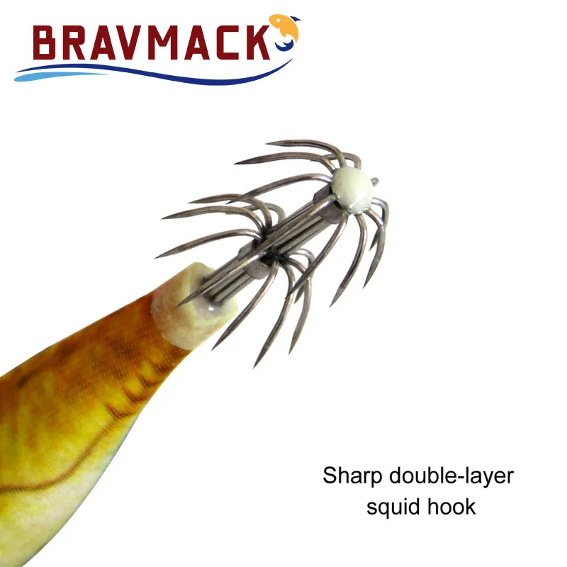 Luminous Squid Jig Hooks, 2-Pack