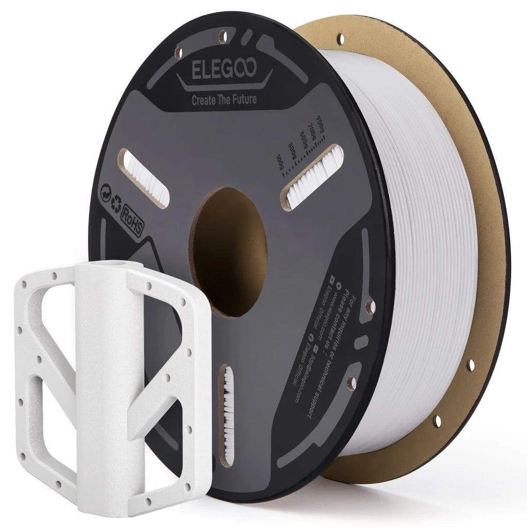 ELEGOO PETG-GF Glass Fiber Filament 1.75mm Gray 1KG,High Stiffness,Electrical Insulation,Fits for Most FDM 3D Printers - 3D Printing Accessories from Linloft.