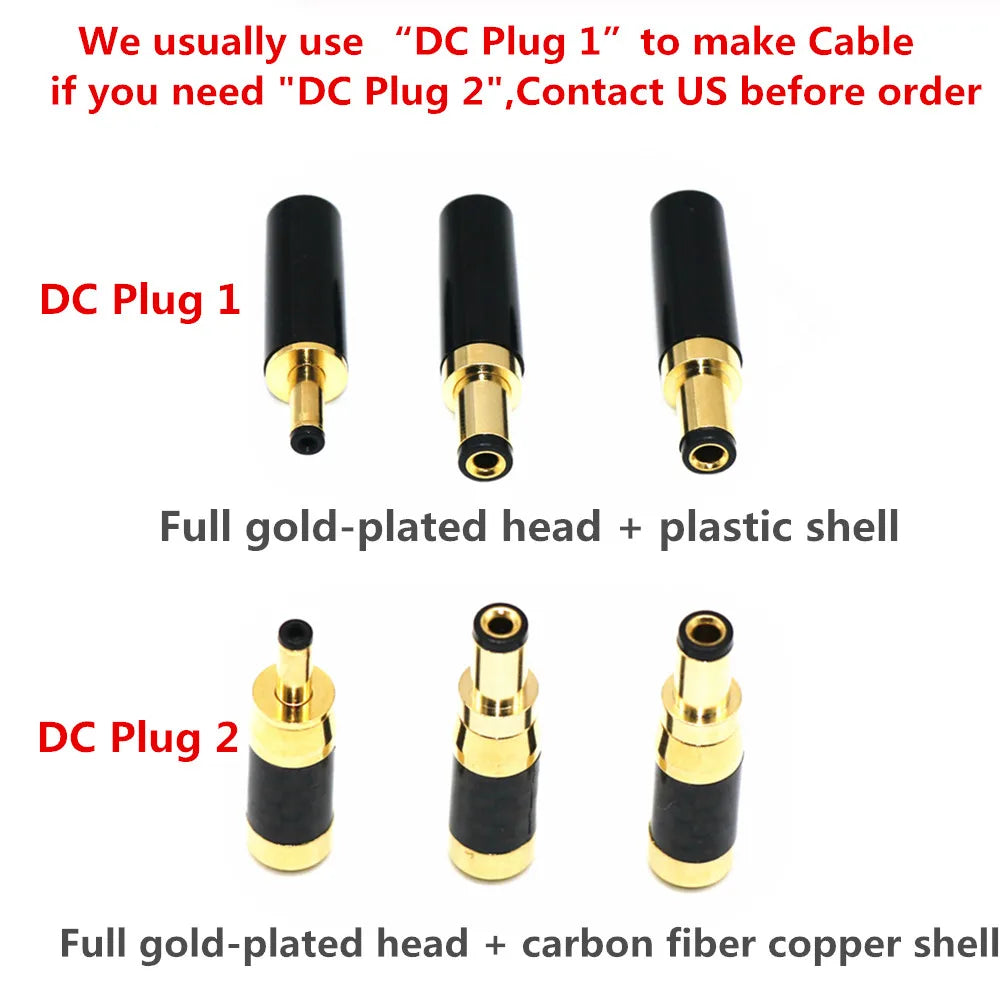 Silver-Plated GX16 to DC Power Cable - Electronics & Accessories from Linloft.