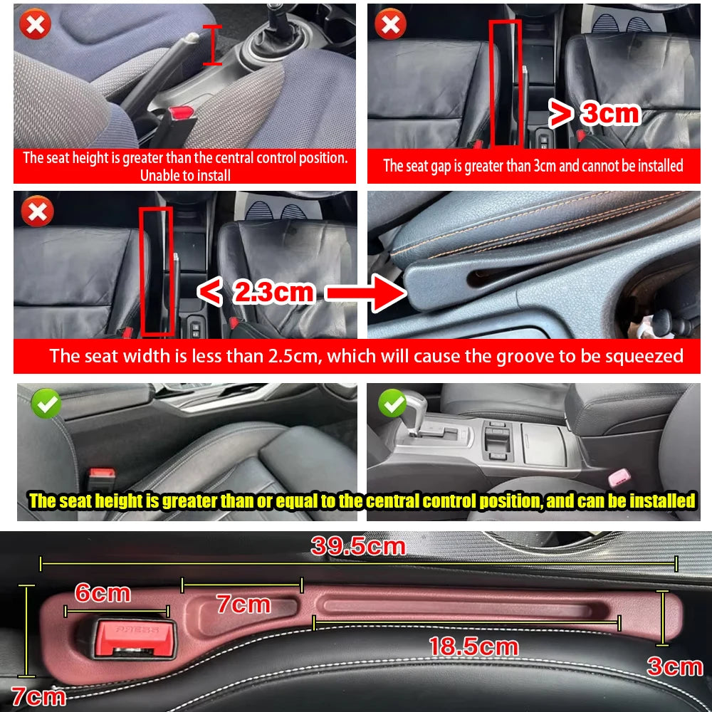 Car Seat Gap Filler Strip
