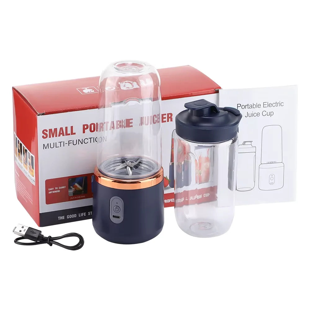 Portable Blender Bottle with 6 Blades