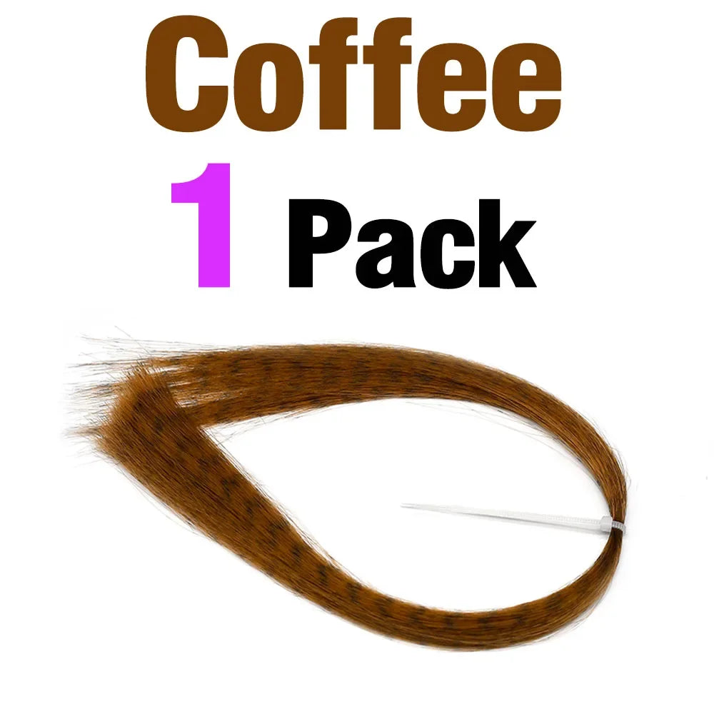 Barred Streamer Fly Tying Fibers, 12 Colors - Fishing Tackle from Linloft.