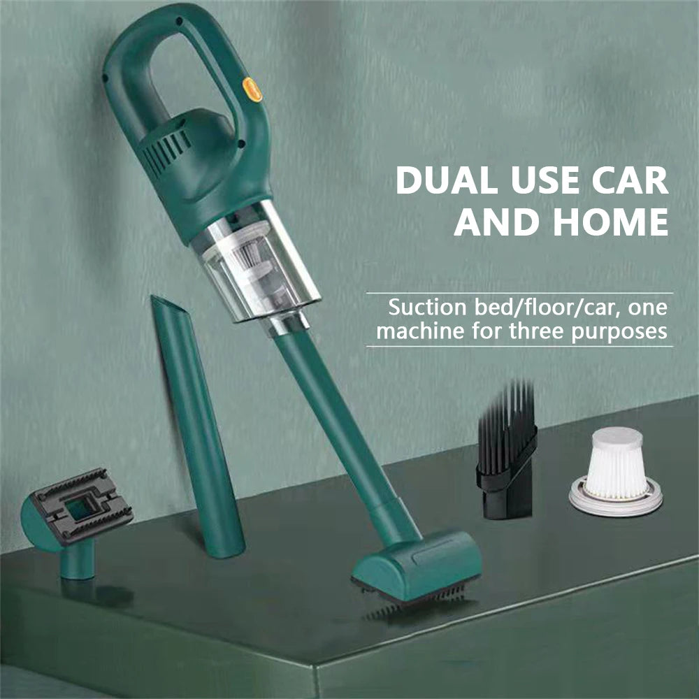 Wireless Handheld Vacuum Cleaner Cordless Chargeable 50000Pa Auto Vacuum for Home Car Pet Mini from Linloft.