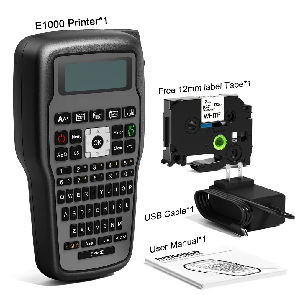 E1000 PRO Industrial Label Maker - Electronics & Accessories from Linloft.