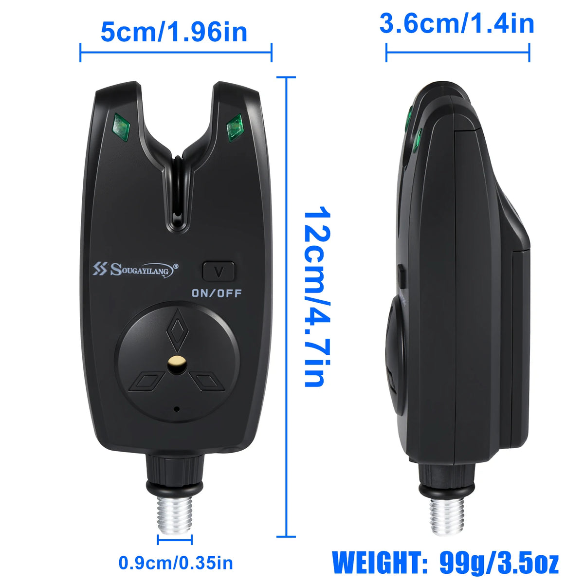 Smart Fishing Bite Alarm with Light - Fishing Tackle from Linloft.