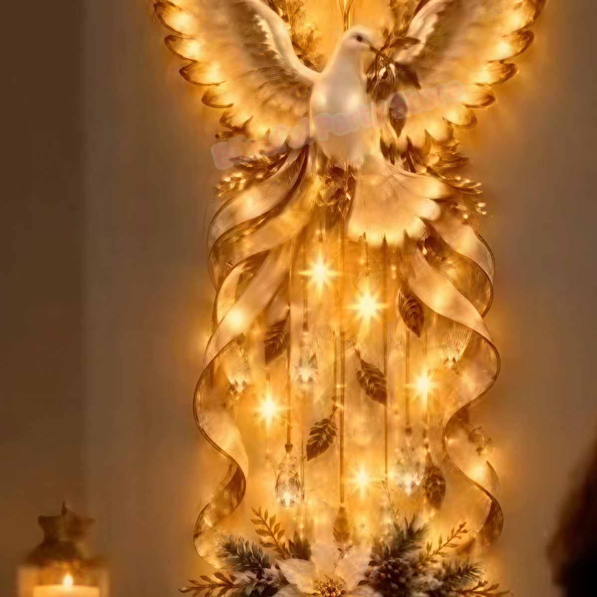 Christmas,Bethlehem Star of Faith,Lighted Nativity Wall Decor,Glowing Christmas Hanging Ornament,LED Light for Indoor Home Decor - Seasonal & Holiday from Linloft.