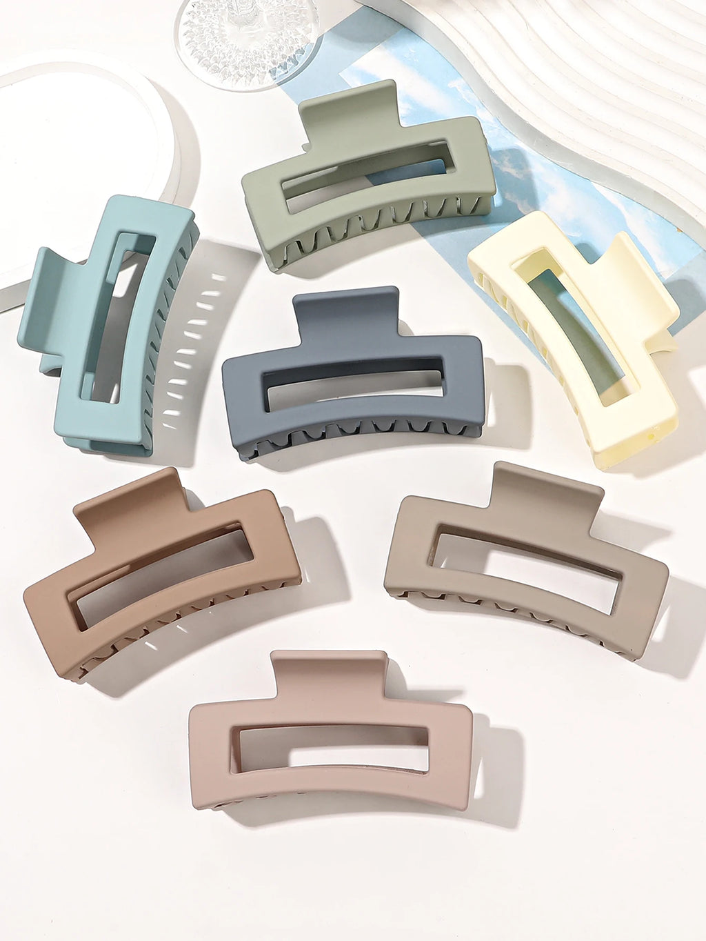 Hair Claw Clips 7pcs Matte