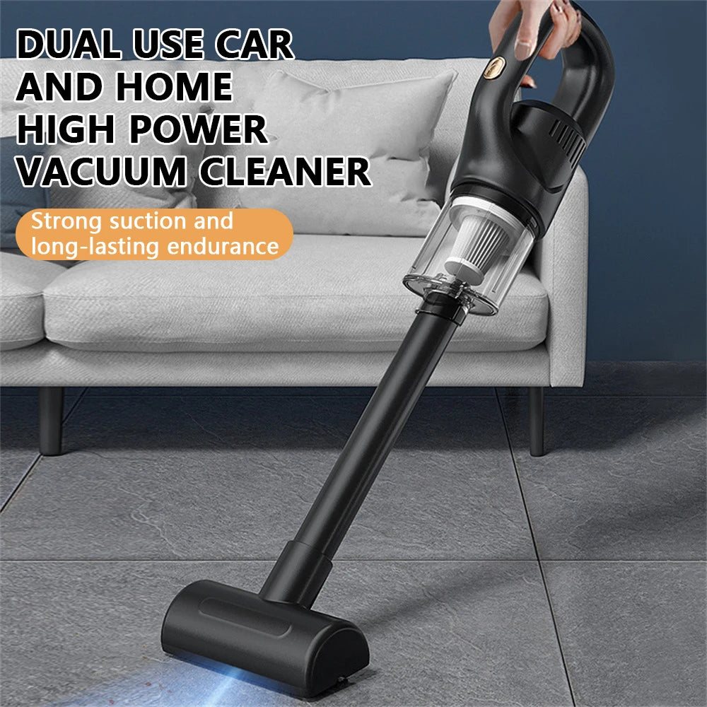Wireless Handheld Vacuum Cleaner Cordless Chargeable 50000Pa Auto Vacuum for Home Car Pet Mini from Linloft.