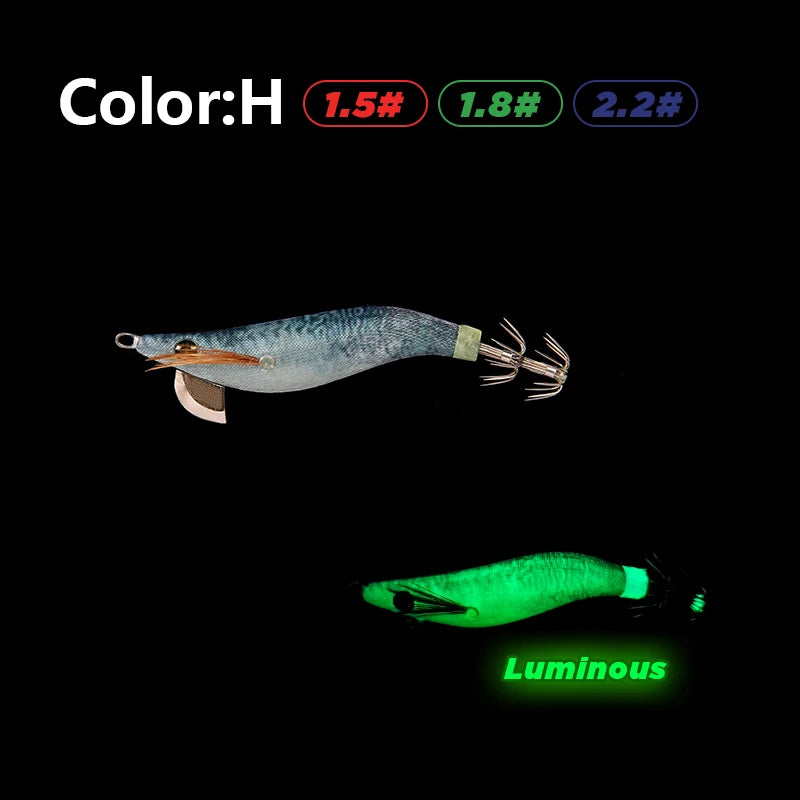 Luminous Mini Squid Jig - Fishing Tackle from Linloft.