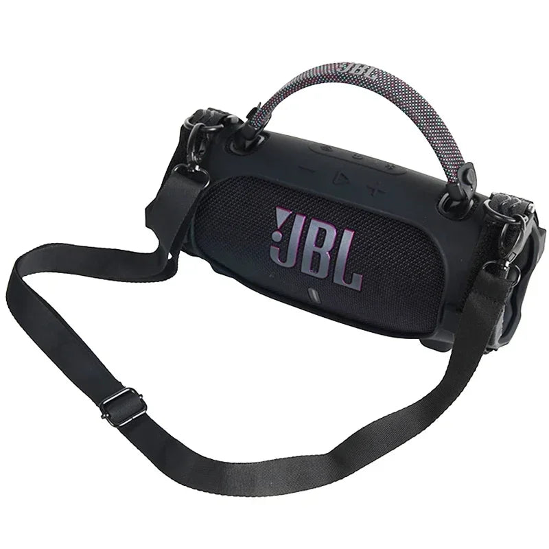 Newest Soft Silicone Case Cover Skin With Strap Carabiner for JBL Charge 6 Portable Waterproof Wireless Bluetooth Speaker
